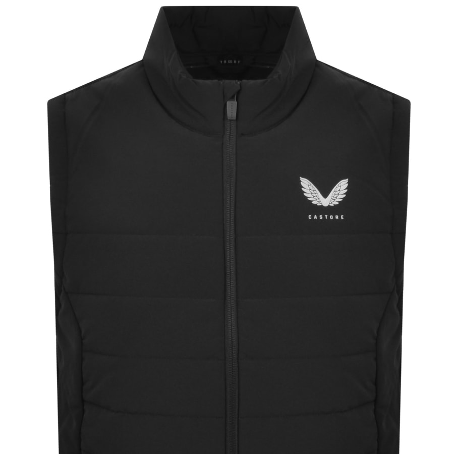 Image number 2 for Castore Quilted Gilet Black