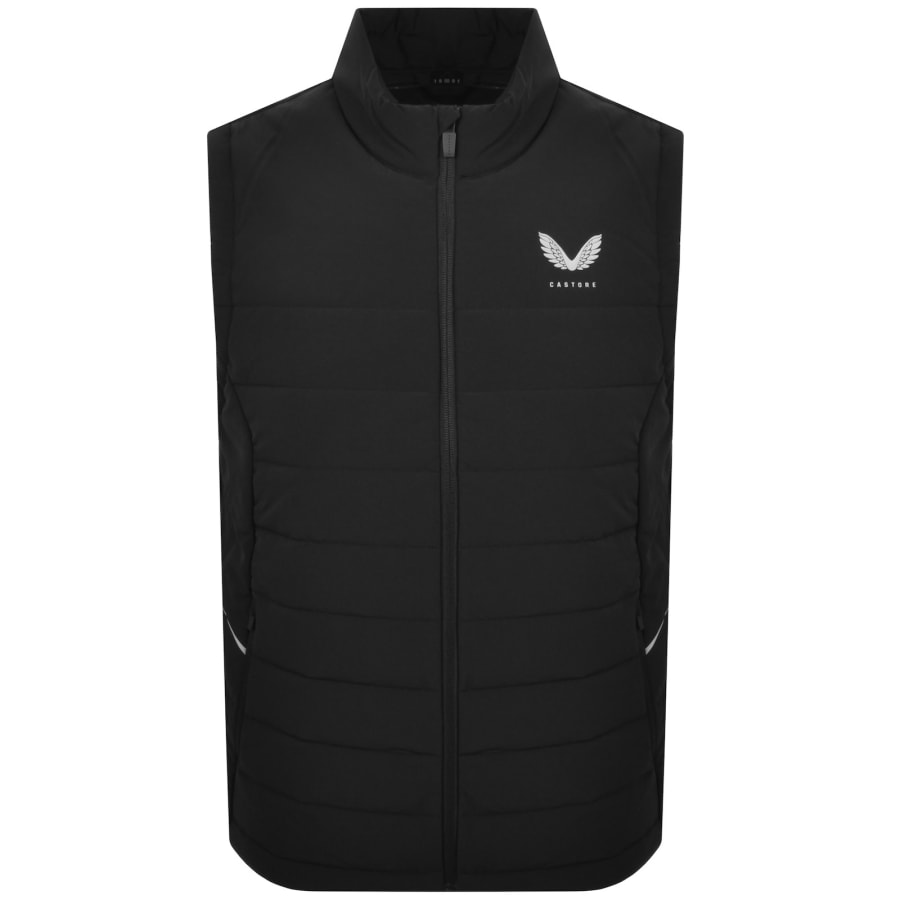 Image number 1 for Castore Quilted Gilet Black
