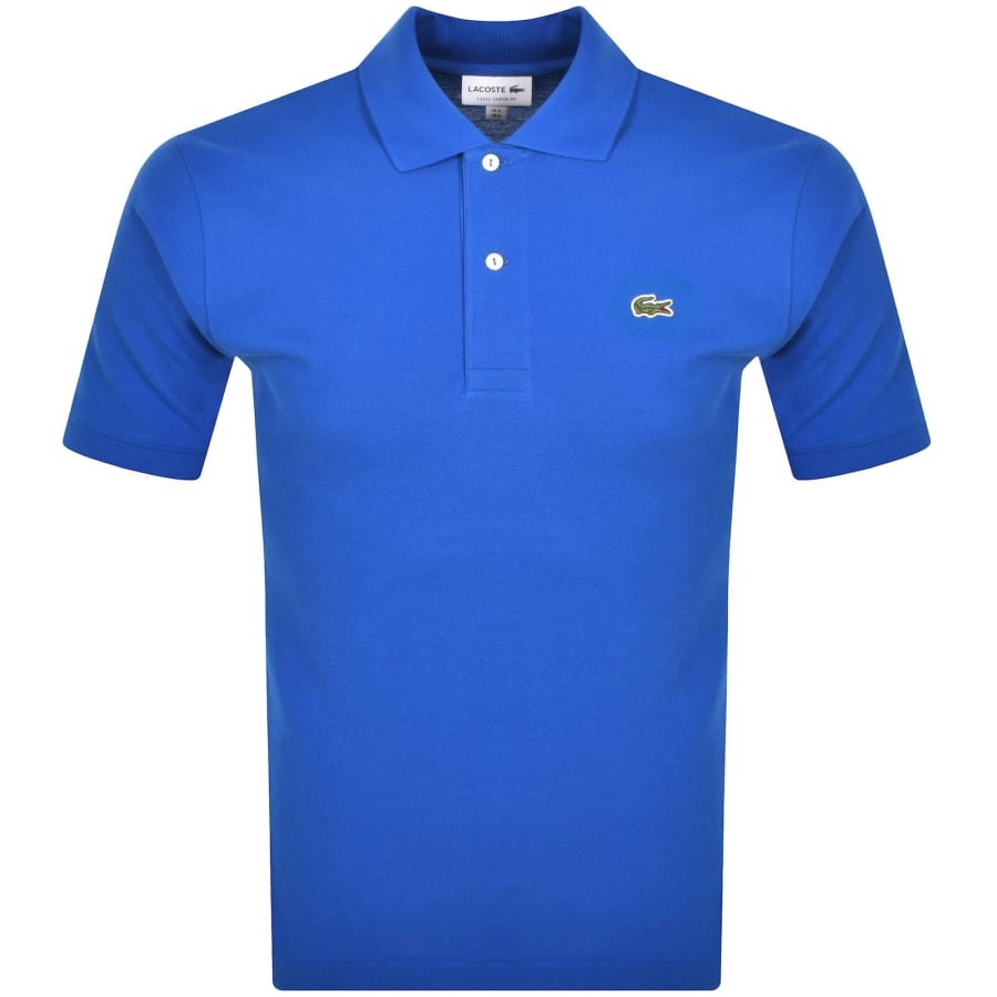 Image number 1 for Lacoste Short Sleeved Polo T Shirt Blue