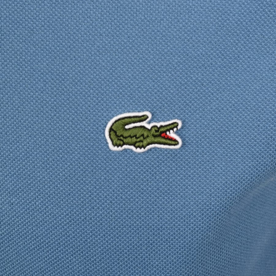 Image number 3 for Lacoste Short Sleeved Polo T Shirt Blue