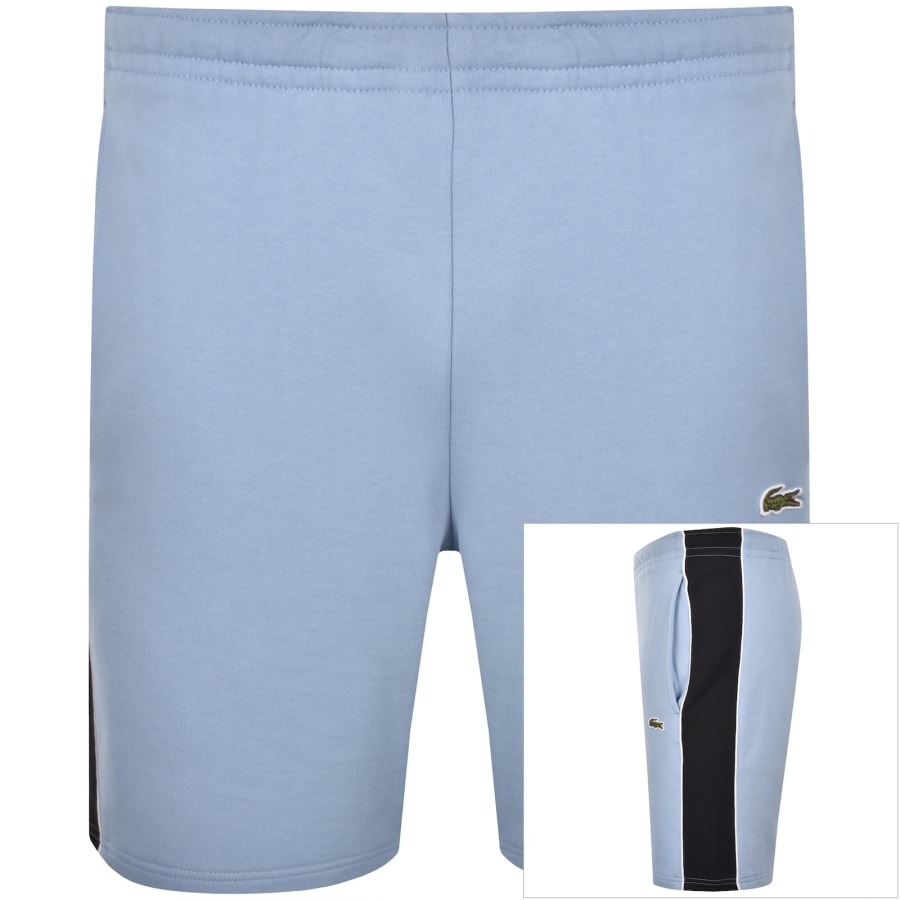 Image number 1 for Lacoste Jersey Shorts Blue