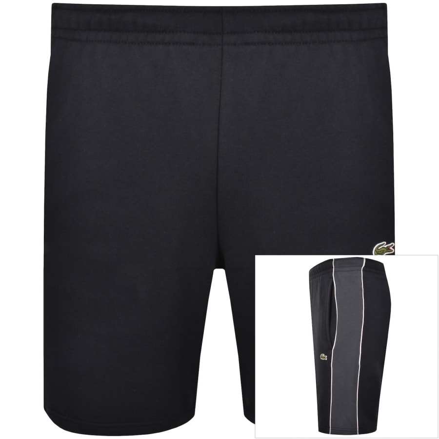 Image number 1 for Lacoste Jersey Shorts Black