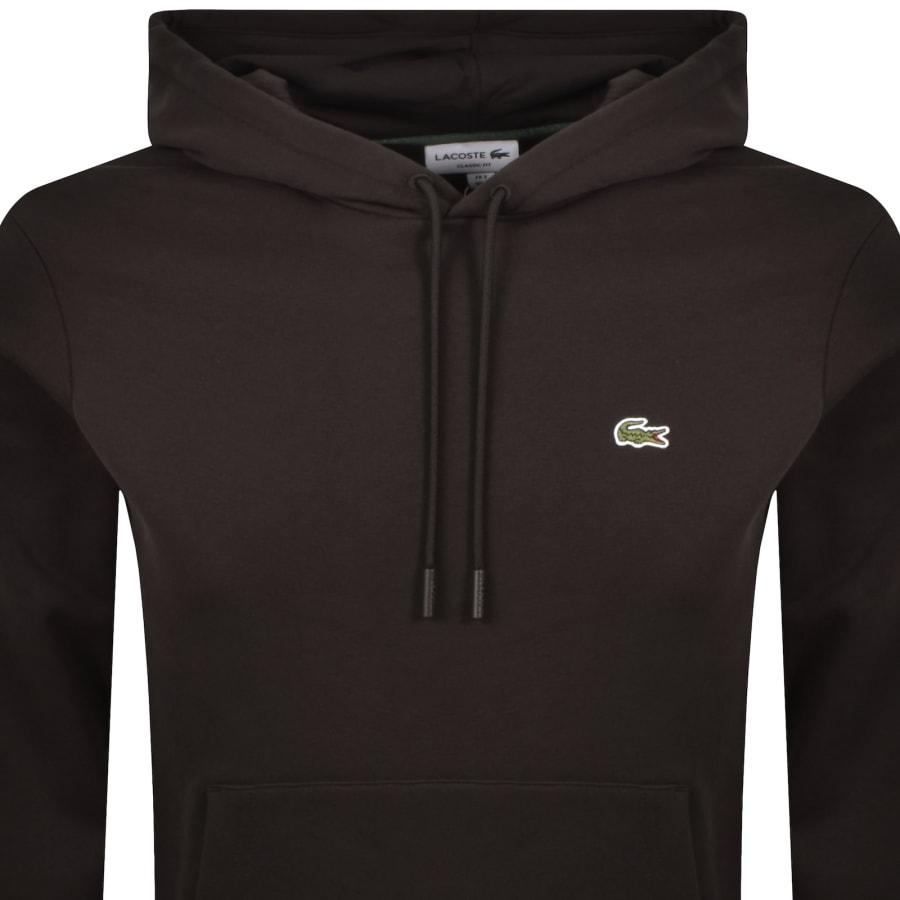 Image number 2 for Lacoste Hoodie Brown