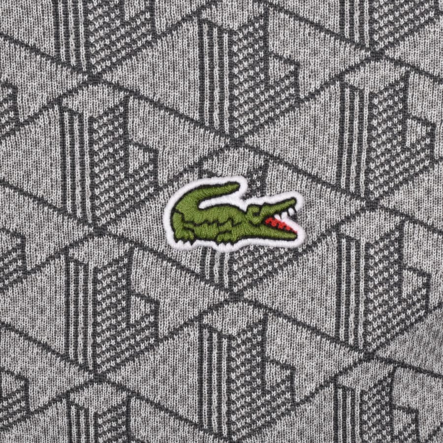 Image number 4 for Lacoste Full Zip Sweatshirt Grey