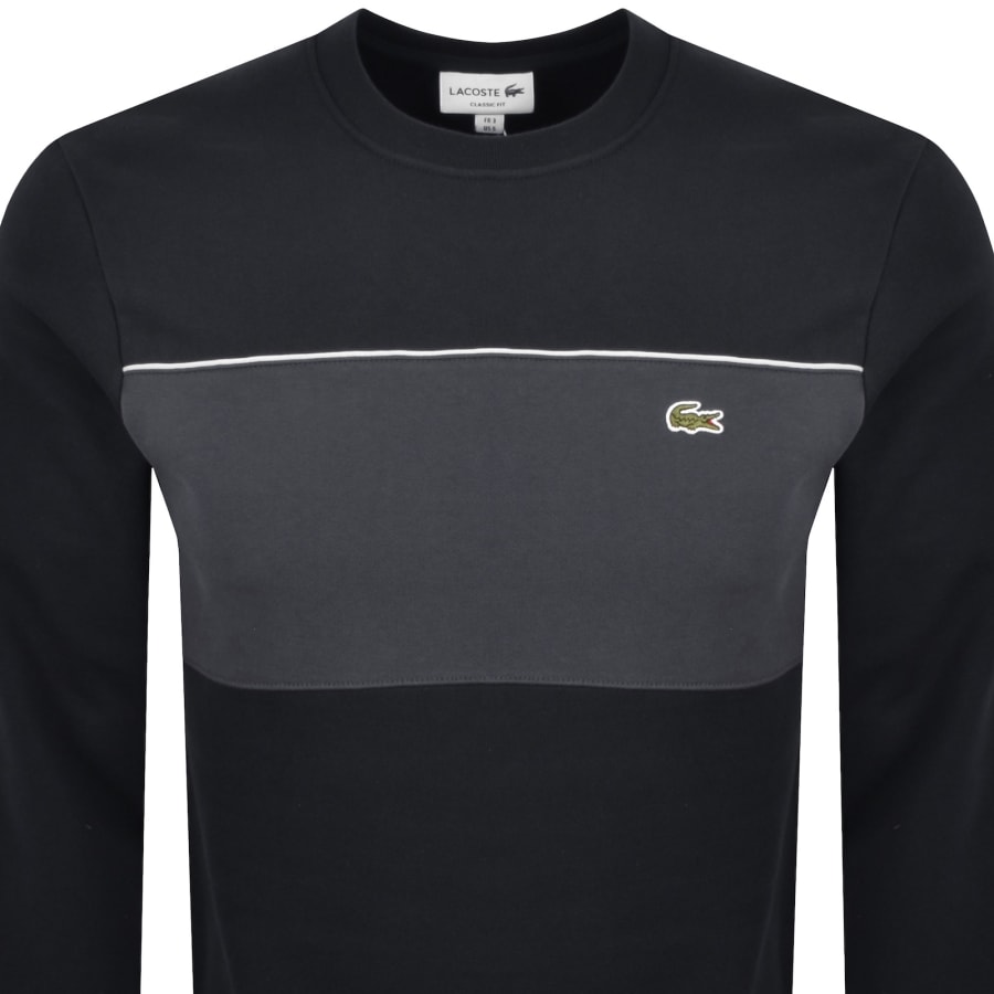 Image number 2 for Lacoste Logo Sweatshirt Black