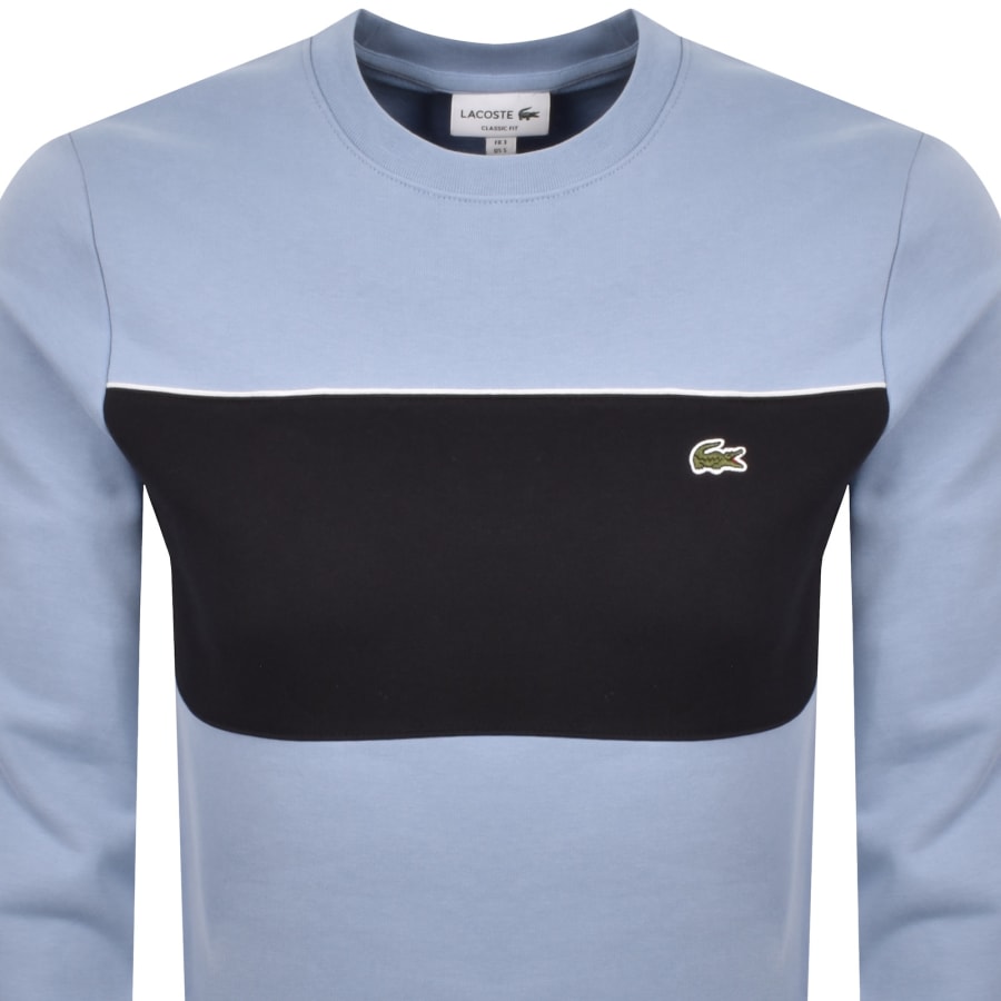 Image number 2 for Lacoste Logo Sweatshirt Blue