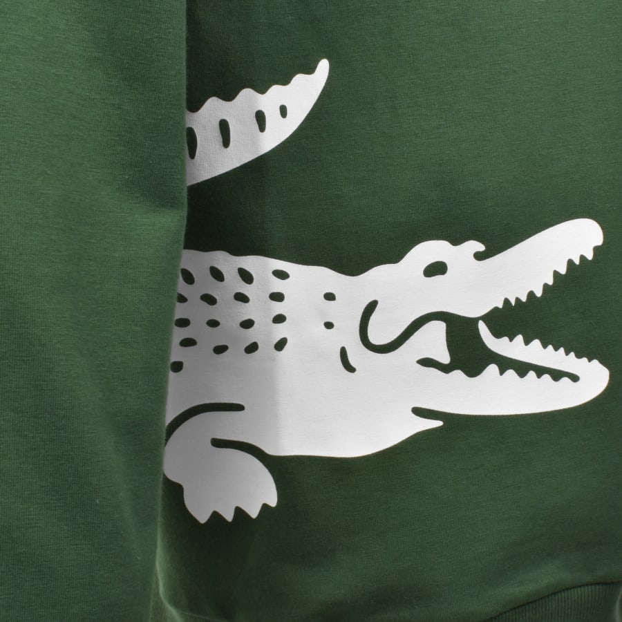 Image number 3 for Lacoste Logo Sweatshirt Green