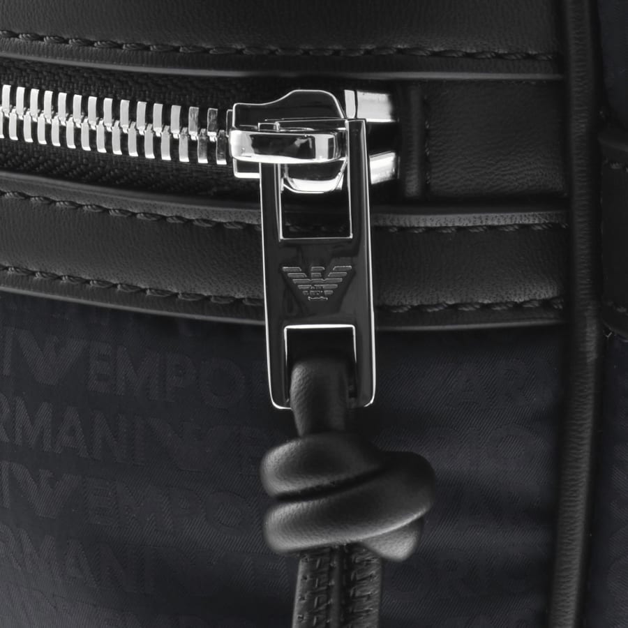 Image number 4 for Emporio Armani Logo Wash Bag Navy