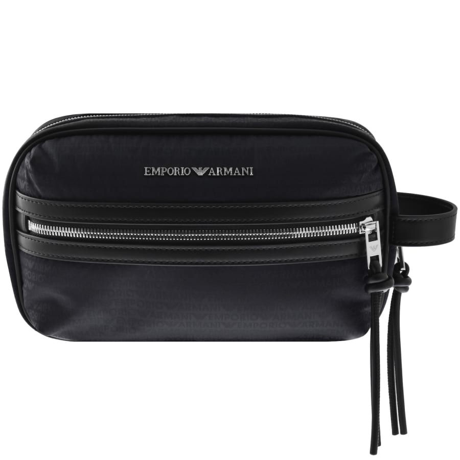 Image number 1 for Emporio Armani Logo Wash Bag Navy