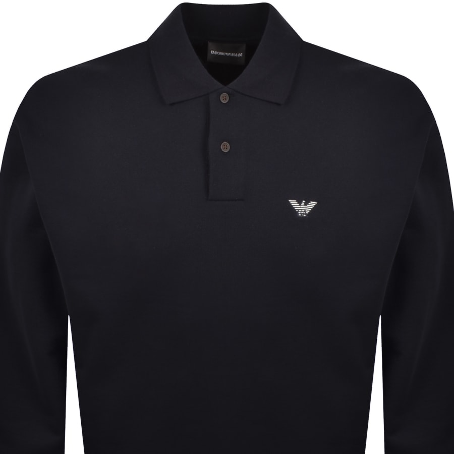 Image number 2 for Emporio Armani Polo Sweatshirt Navy