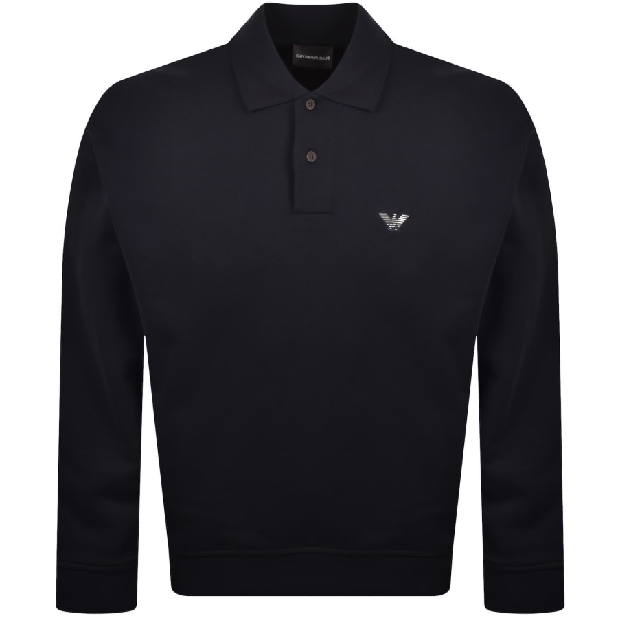 Image number 1 for Emporio Armani Polo Sweatshirt Navy