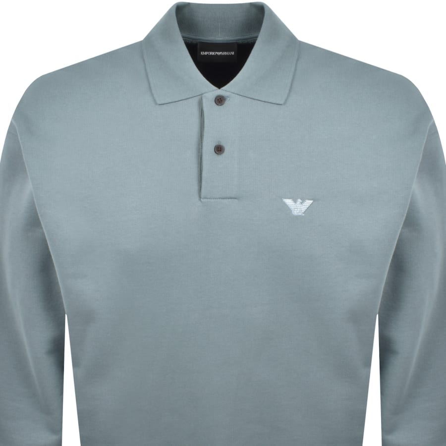 Image number 2 for Emporio Armani Polo Sweatshirt Blue