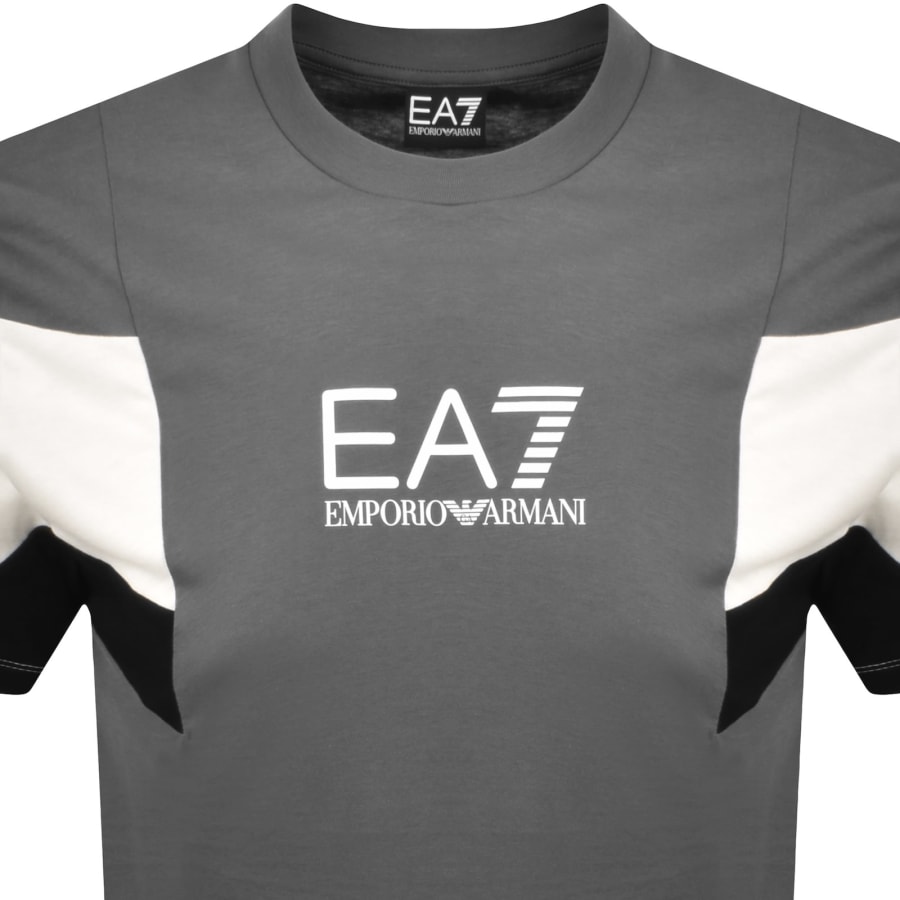 Image number 2 for EA7 Emporio Armani Logo T Shirt Grey