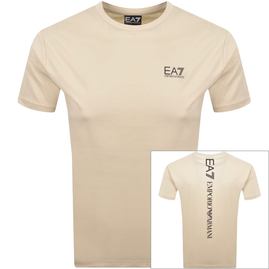 Image number 1 for EA7 Emporio Armani Training T Shirt Fog Beige
