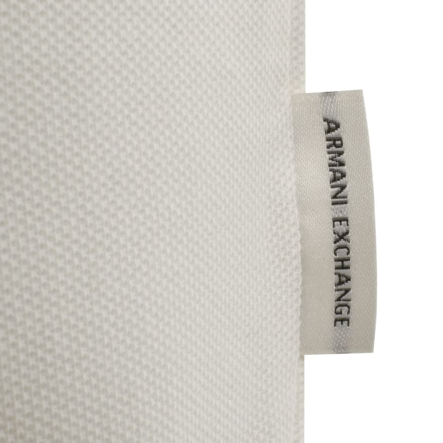 Image number 4 for Armani Exchange Polo T Shirt Cream