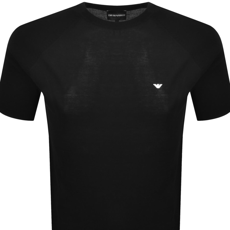 Image number 2 for Emporio Armani Knit T Shirt Black