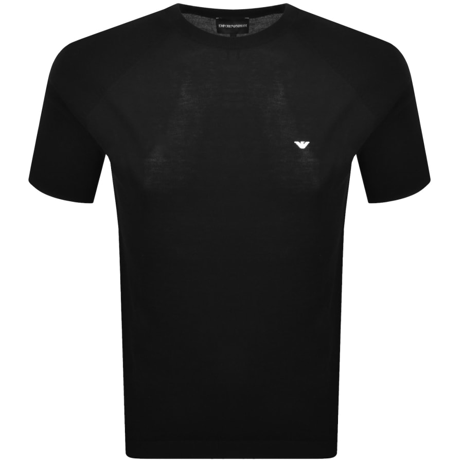 Image number 1 for Emporio Armani Knit T Shirt Black
