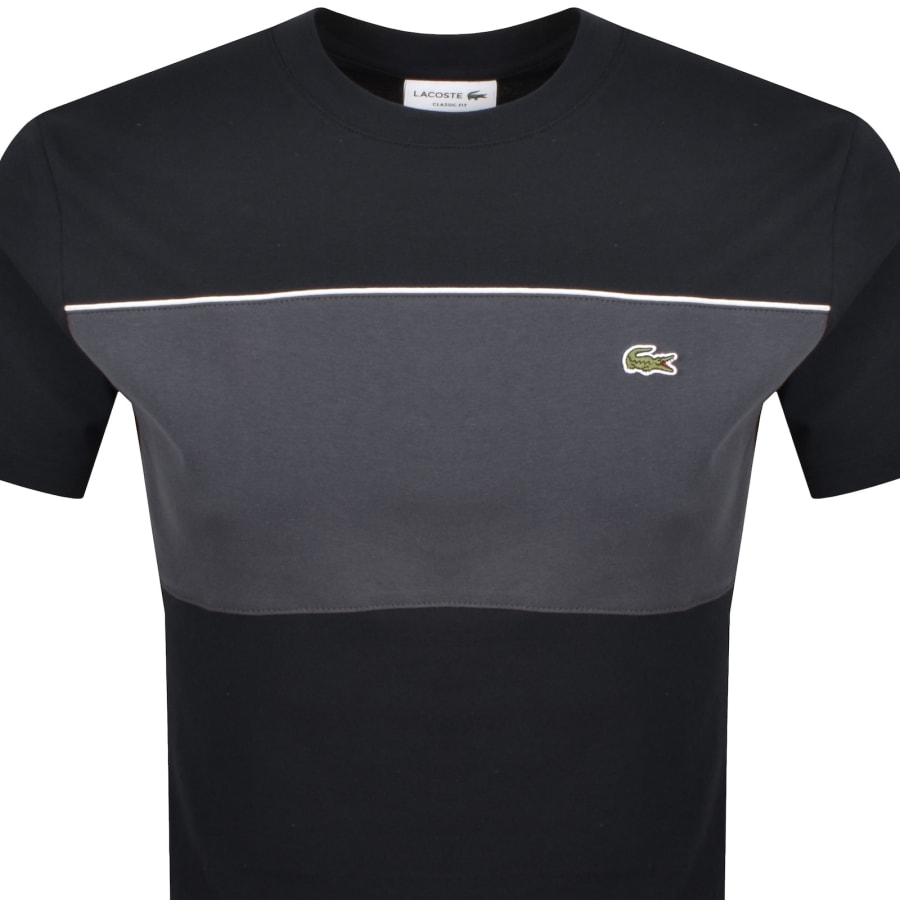 Image number 2 for Lacoste Crew Neck T Shirt Black
