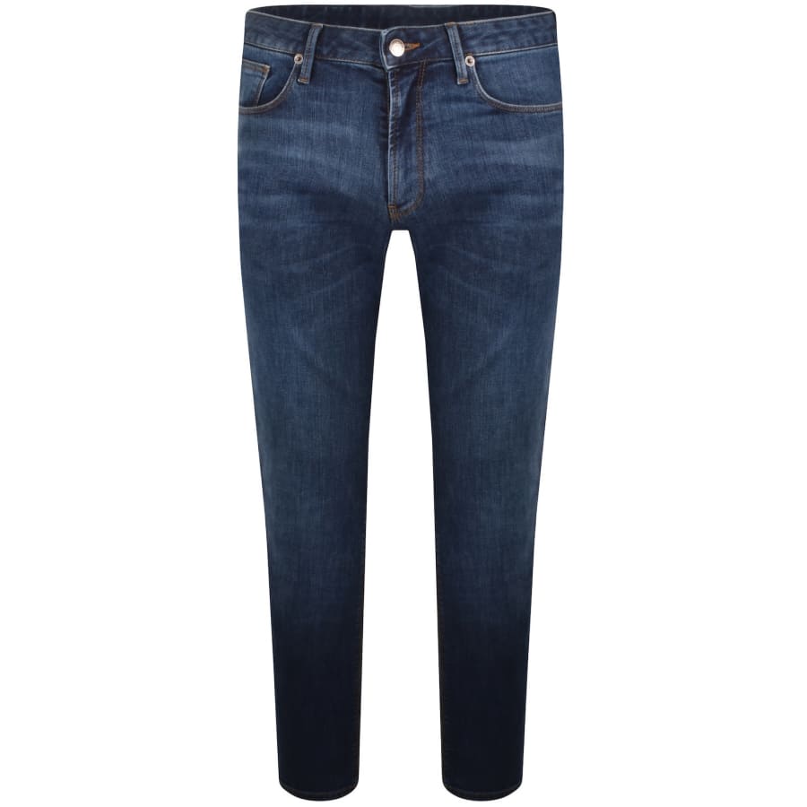 Image number 2 for Emporio Armani J06 Slim Fit Jeans Blue