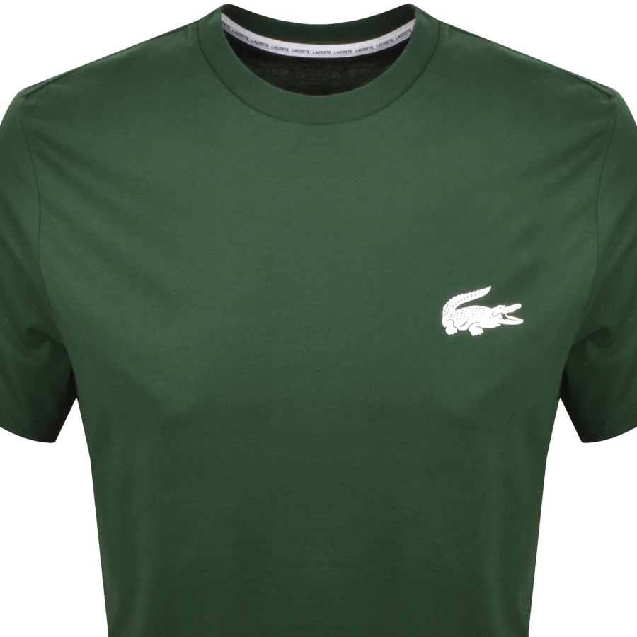 Image number 2 for Lacoste Loungewear Logo T Shirt Green