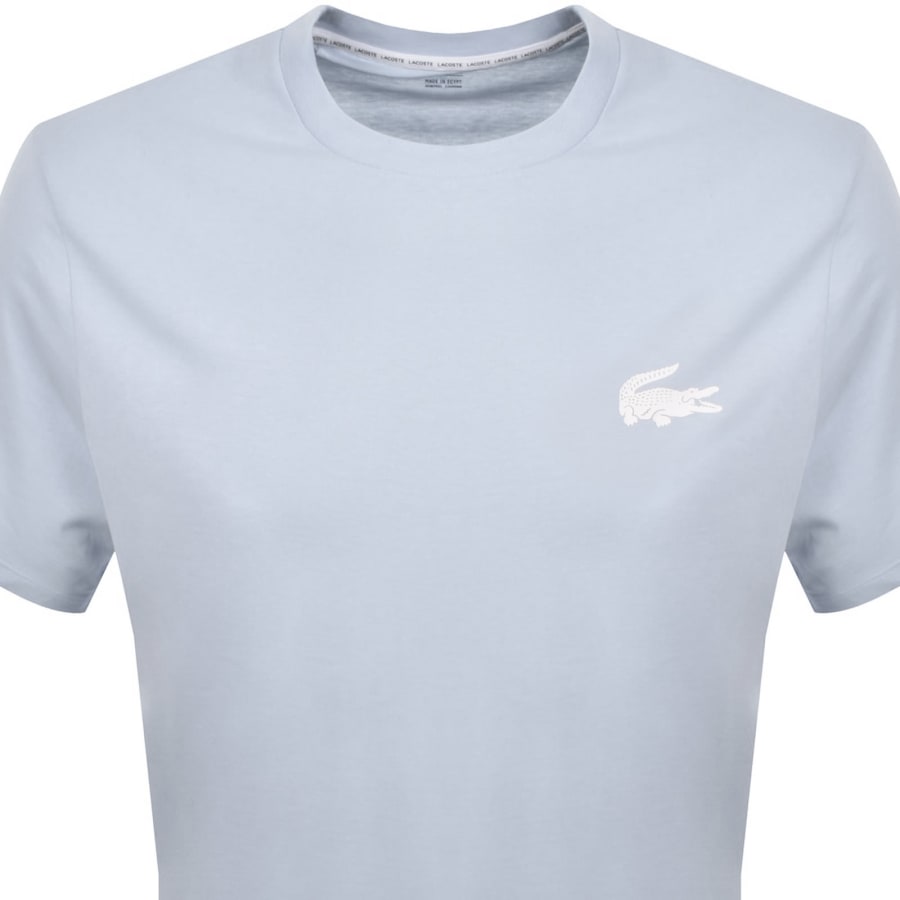 Image number 2 for Lacoste Loungewear Logo T Shirt Blue