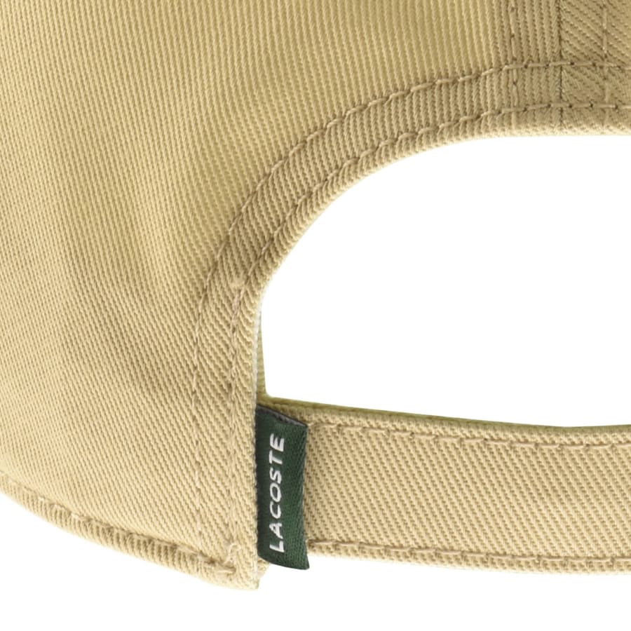 Image number 3 for Lacoste Baseball Cap Beige