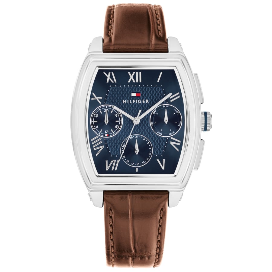 Image number 1 for Tommy Hilfiger Oxford 1710760 Leather Watch Navy