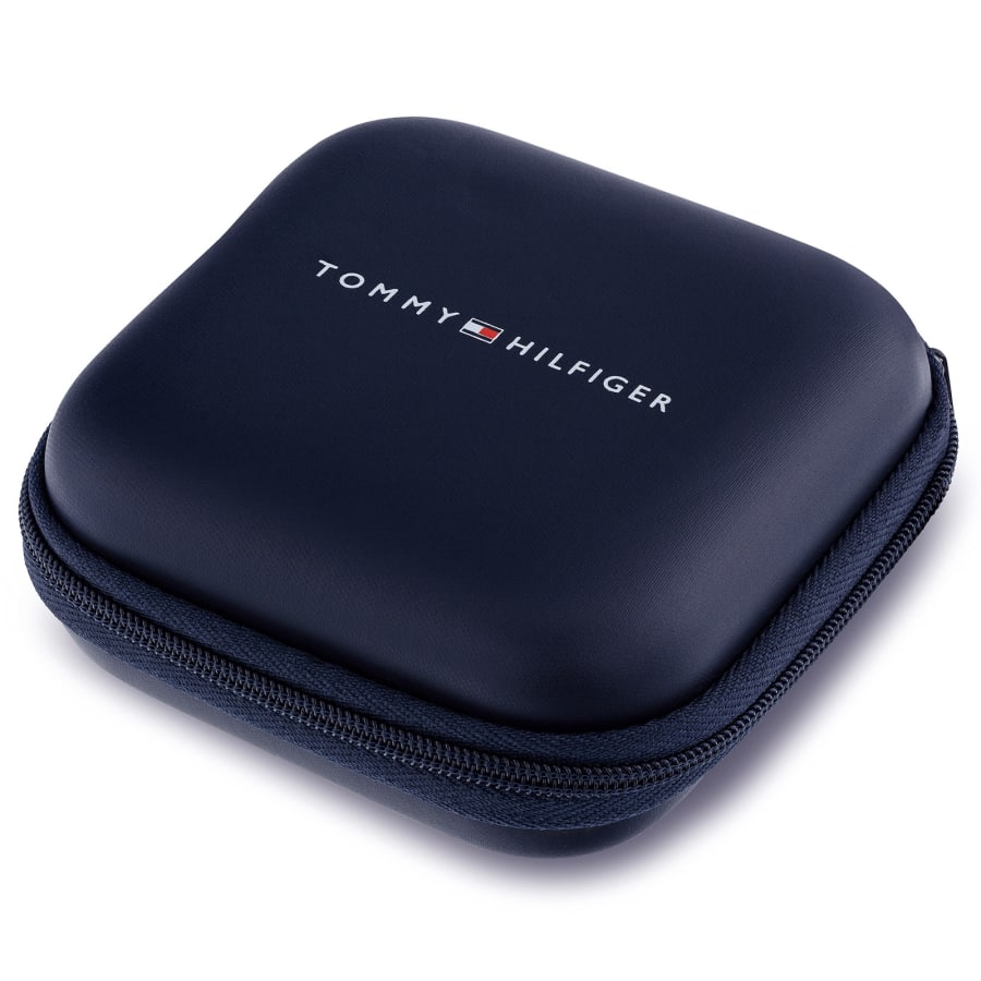 Image number 3 for Tommy Hilfiger 3D Flag Logo Necklace Gold