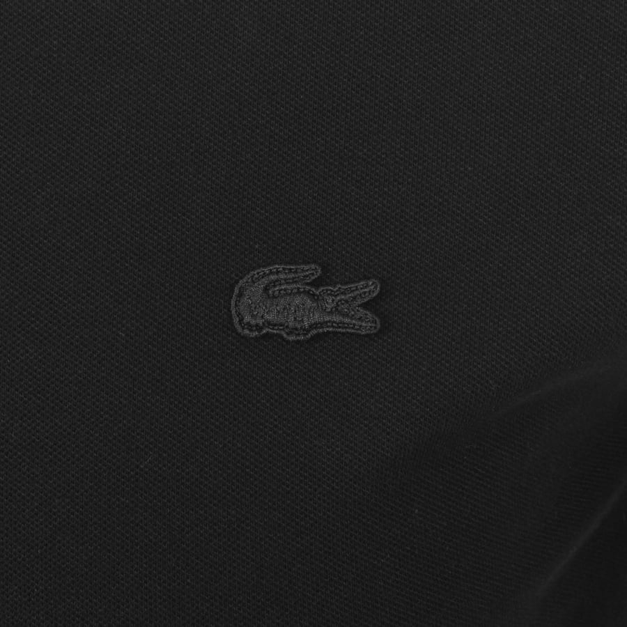 Image number 3 for Lacoste Crew Neck Pique T Shirt Black
