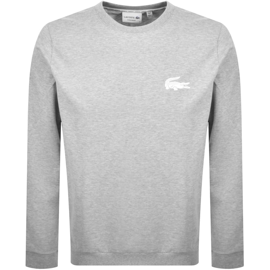 Image number 1 for Lacoste Loungewear Sweatshirt Grey