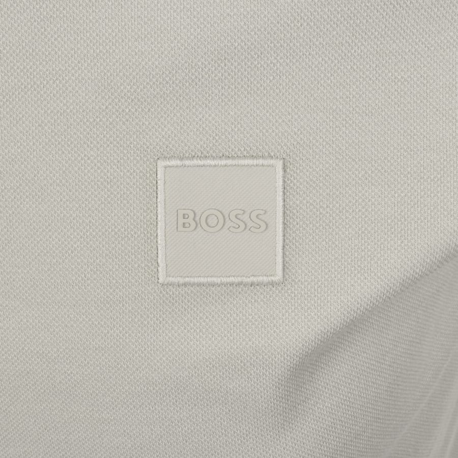 Image number 3 for BOSS Passertip Polo T Shirt Grey