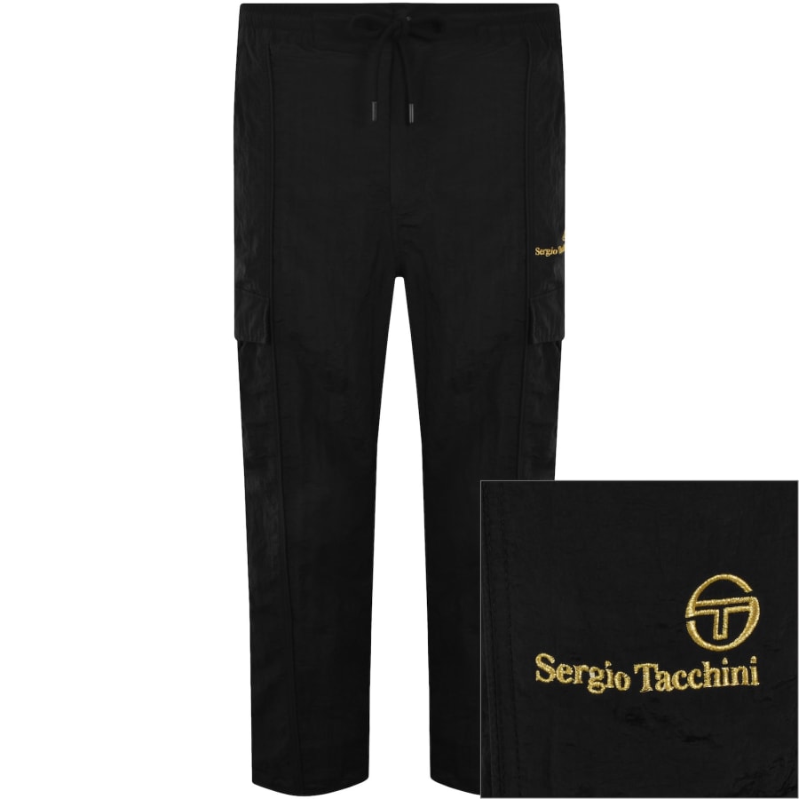 Image number 1 for Sergio Tacchini Maldini Cargo Trousers Black