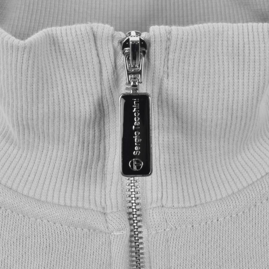 Image number 4 for Sergio Tacchini Damarindo Zip Sweatshirt Grey