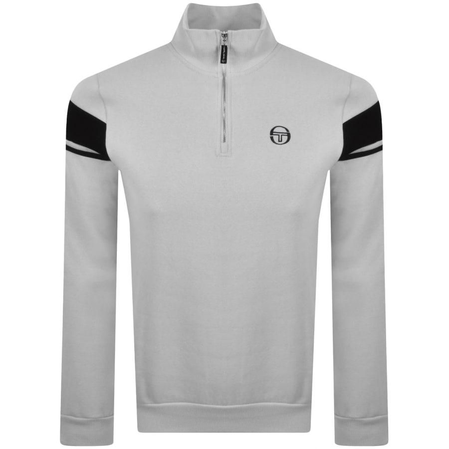 Image number 1 for Sergio Tacchini Damarindo Zip Sweatshirt Grey