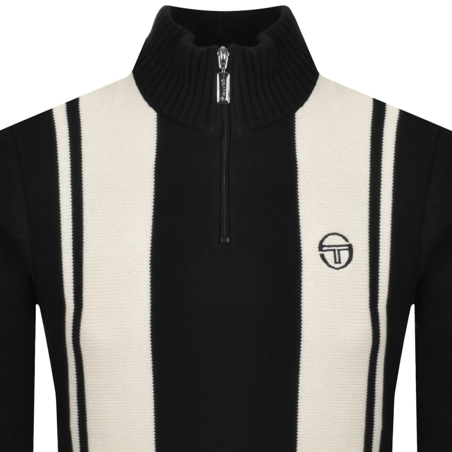 Image number 2 for Sergio Tacchini Young Line Knit Jumper Black
