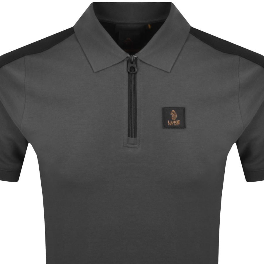 Image number 2 for Luke 1977 Caltech 1000 Polo T Shirt Grey