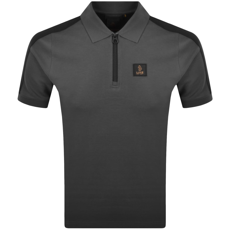 Image number 1 for Luke 1977 Caltech 1000 Polo T Shirt Grey