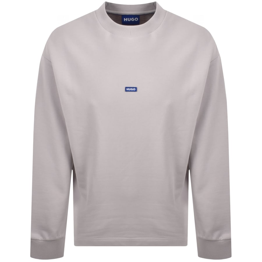 Image number 1 for HUGO Blue Nedro Sweatshirt Pastel Purple