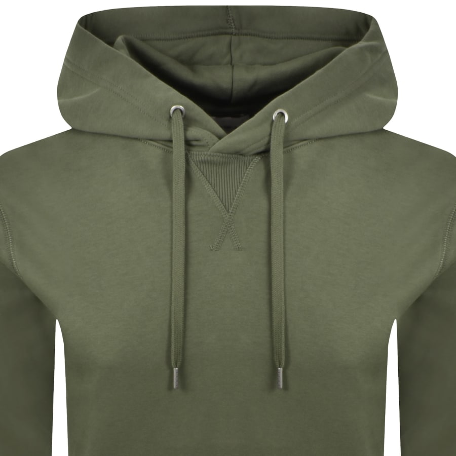 Image number 3 for Calvin Klein Jeans Badge Hoodie Green
