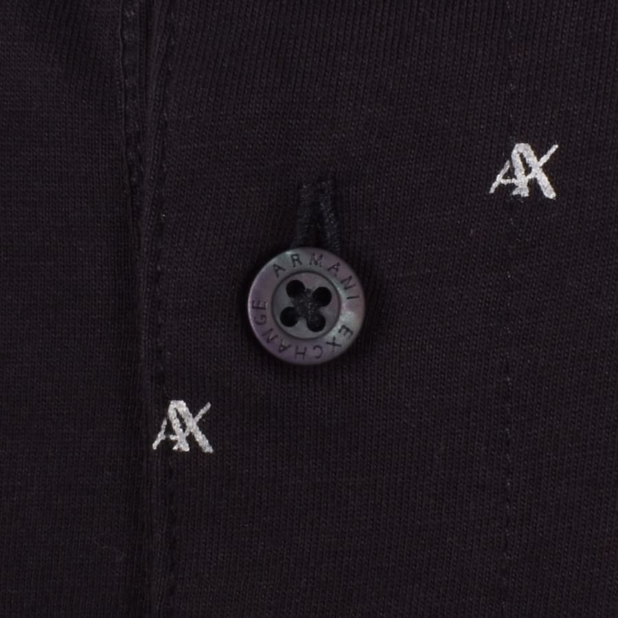 Image number 3 for Armani Exchange Polo T Shirt Navy