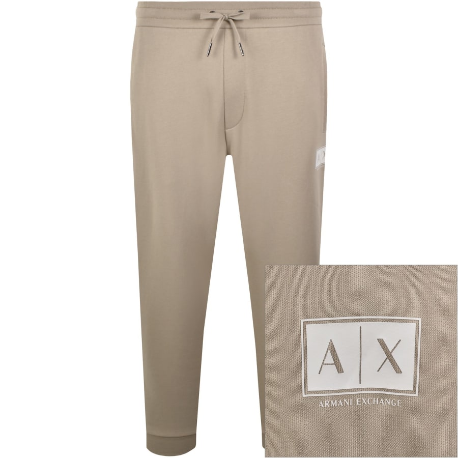 Image number 1 for Armani Exchange Joggers Beige
