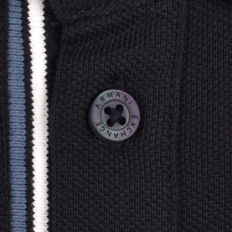 Image number 4 for Armani Exchange Polo T Shirt Navy