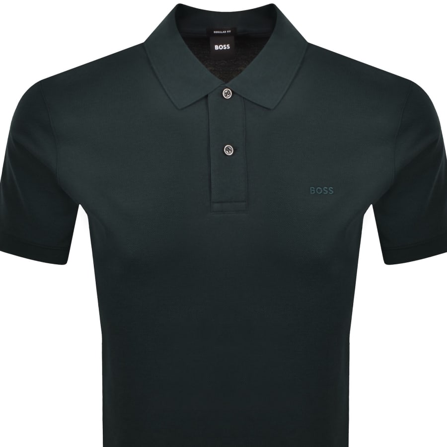 Image number 2 for BOSS Pallas Polo T Shirt Green