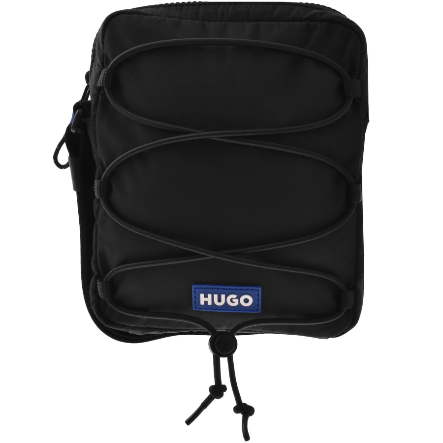 Image number 1 for HUGO Blue Vytal Rope Zip Bag Black