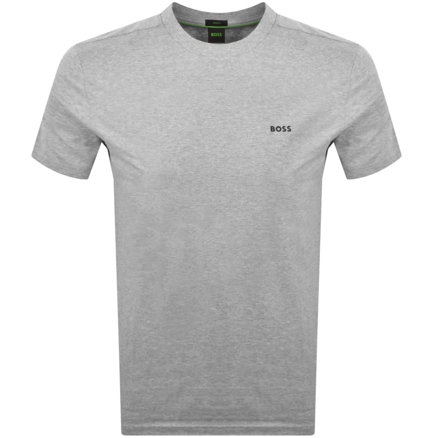 Image number 1 for BOSS Tee T Shirt Silver Grey