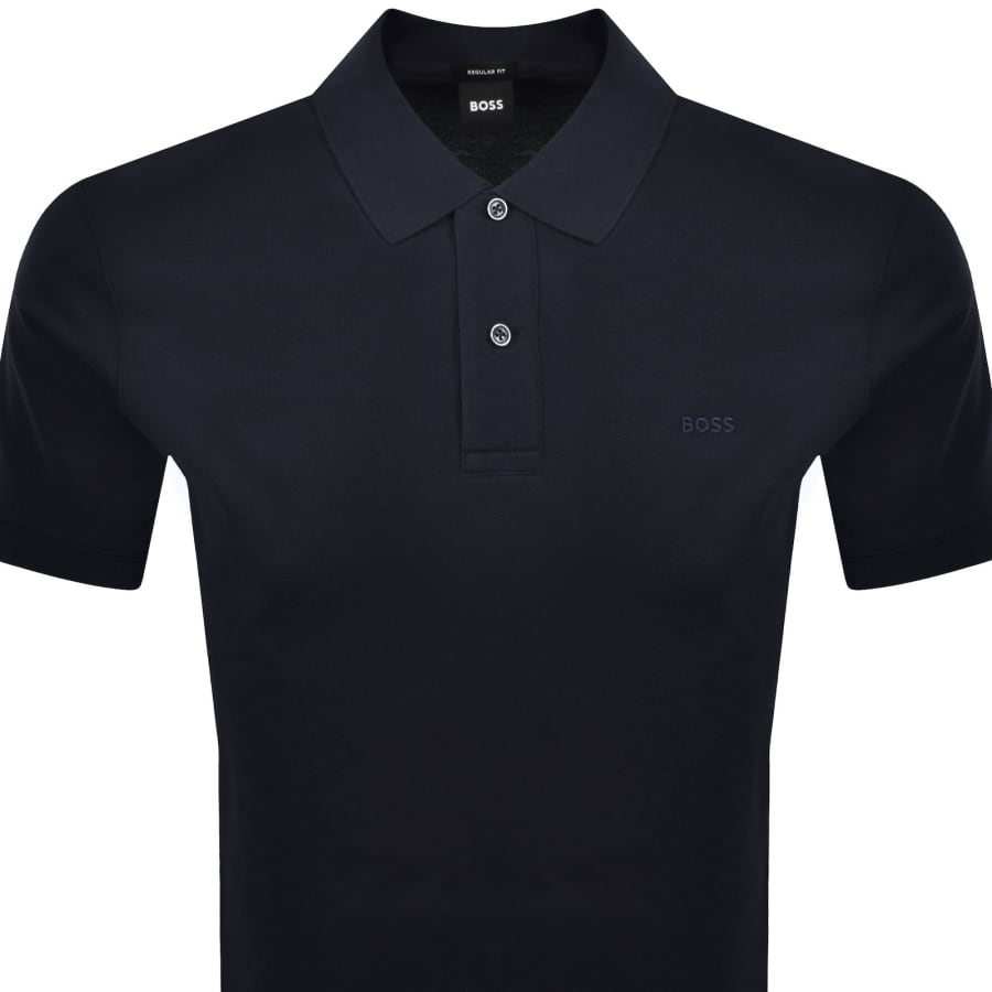 Image number 2 for BOSS Pallas Polo T Shirt Navy