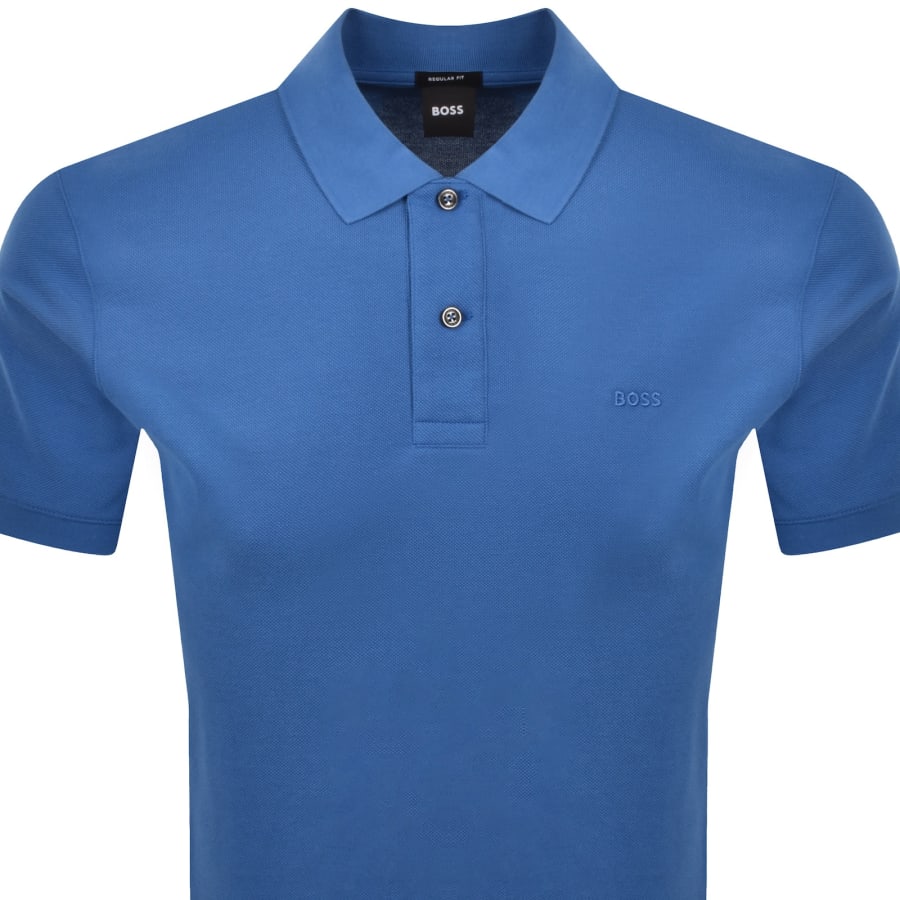 Image number 2 for BOSS Pallas Polo T Shirt Blue