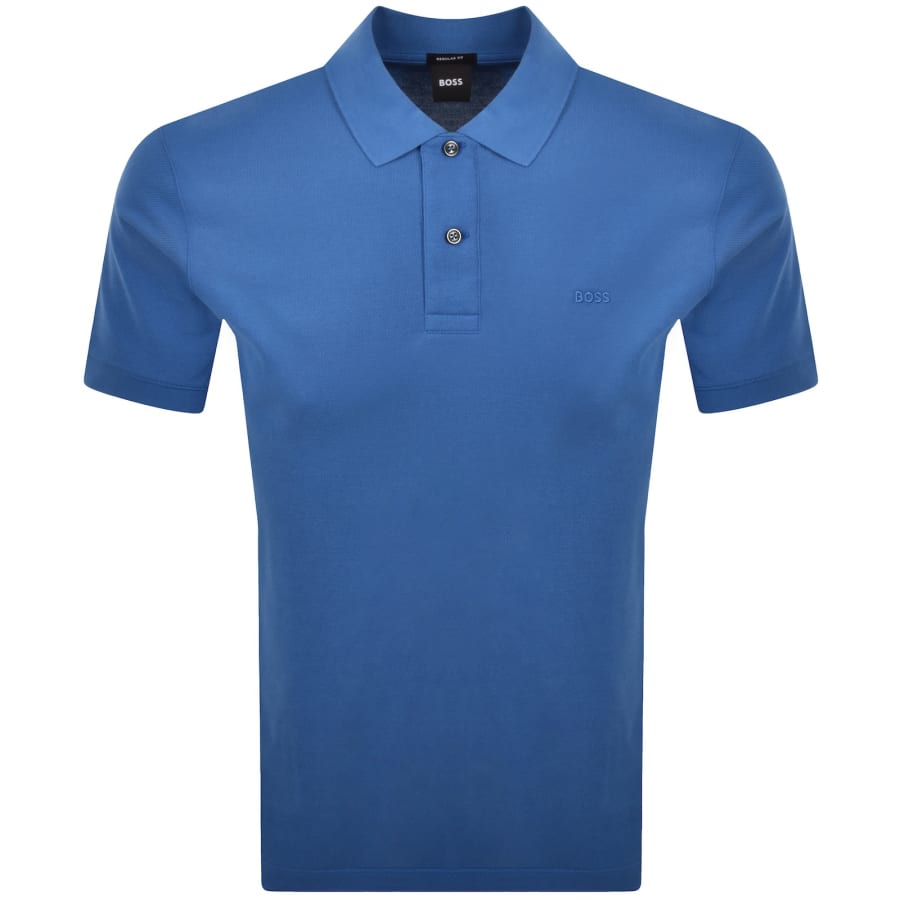Image number 1 for BOSS Pallas Polo T Shirt Blue