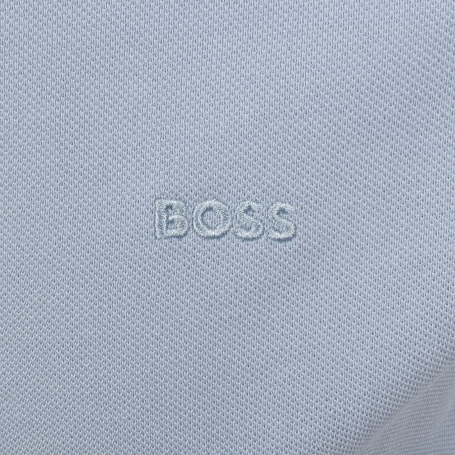 Image number 3 for BOSS Pallas Polo T Shirt Light Blue