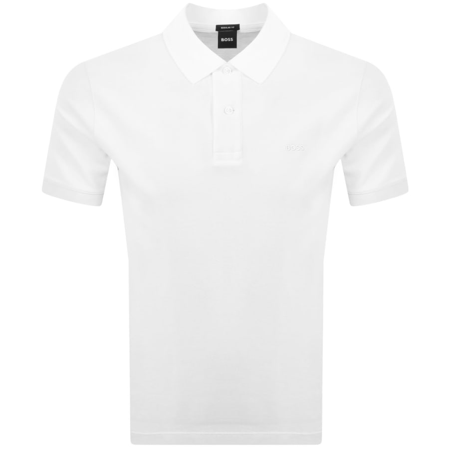 Image number 1 for BOSS Pallas Polo T Shirt White
